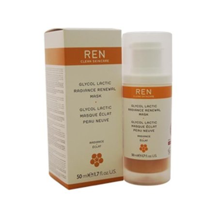 REN REN U-SC-3683 Glycol Lactic Radiance Renewal Mask for Unisex; 1.7 oz U-SC-3683